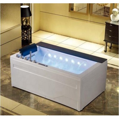 whirlpool tubs with Bluetooth, with big water fall acrylic massage bathtub whirlpools